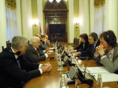 20 September 2011 Rapporteurs of the Monitoring Committee of the Parliamentary Assembly of the Council of Europe visit the National Assembly